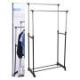 Storage solutions Perchero con dos barras y ruedas 80x42x(90-160) cm de Storage solutions, Organizadores de vestidores y perc...