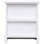 Mesita de noche madera de Paulownia blanco 38x28x45 cm de vidaXL, Mesitas de noche - Ref: Foro24-284060, Precio: 67,48 €, Des...