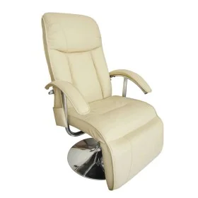 Cremeweißer Massagesessel aus Kunstleder von vidaXL, Elektrische Massagesessel - Ref: Foro24-240065, Preis: 268,58 €, Rabatt: %