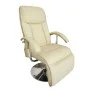 Sillón de masaje de cuero sintético blanco crema de vidaXL, Sillones de masaje eléctricos - Ref: Foro24-240065, Precio: 268,5...