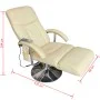 Sillón de masaje de cuero sintético blanco crema de vidaXL, Sillones de masaje eléctricos - Ref: Foro24-240065, Precio: 268,5...