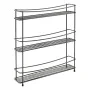 Metaltex Estantería para especias de 3 alturas Kumino negro de Metaltex, Especieros - Ref: Foro24-443431, Precio: 37,10 €, De...