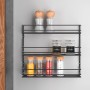 Metaltex Estantería para especias de pared Pepito 3 alturas negro de Metaltex, Especieros - Ref: Foro24-443432, Precio: 27,48...
