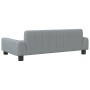 Cama para perros de tela gris claro 90x53x30 cm en Camas para perros | Comprar online en Foru.es