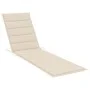 Sonnenliegen 2 Stück aus massivem Teakholz mit cremefarbenem Kissen von vidaXL, Liegen - Ref: Foro24-3073188, Preis: 594,07 €...