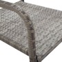 Set de comedor jardín 9 pzas ratán sintético gris antracita de vidaXL, Conjuntos de jardín - Ref: Foro24-3072510, Precio: 443...
