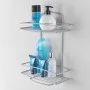 Metaltex 2-stöckiges Duschregal Onda silber von Metaltex, Badewannenablagen - Ref: Foro24-443452, Preis: 24,07 €, Rabatt: %