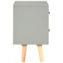 Mesitas de noche 2 unidades madera maciza pino gris 40x30x50 cm de vidaXL, Mesitas de noche - Ref: Foro24-285227, Precio: 107...