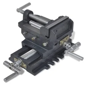 Manueller Schraubstock mit Querschlitten 78 mm von vidaXL, Klammern und Schrauben - Ref: Foro24-141312, Preis: 73,75 €, Rabat...