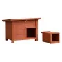 @Pet Casa para erizos madera marrón de @Pet, Jaulas para pájaros y animales - Ref: Foro24-446808, Precio: 50,76 €, Descuento: %