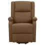 Sillón de masaje elevable de tela marrón de vidaXL, Sillones de masaje eléctricos - Ref: Foro24-329713, Precio: 380,70 €, Des...