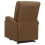 Sillón de masaje elevable de tela marrón de vidaXL, Sillones de masaje eléctricos - Ref: Foro24-329713, Precio: 380,70 €, Des...