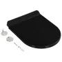 Toilet lid soft close and quick release black by vidaXL, Toilet and bidet seats - Ref: Foro24-145018, Price: 31,02 €, Discoun...