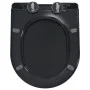 Toilet lid soft close and quick release black by vidaXL, Toilet and bidet seats - Ref: Foro24-145018, Price: 31,02 €, Discoun...