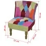 Sillones de estilo francés 2 unidades tela retales Patchwork de vidaXL, Sillones - Ref: Foro24-240810, Precio: 265,34 €, Desc...