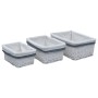 Juego de cestas apilables 3 piezas sauce natural de vidaXL, Cestas para almacenaje - Ref: Foro24-286976, Precio: 39,83 €, Des...