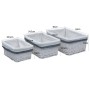 Juego de cestas apilables 3 piezas sauce natural de vidaXL, Cestas para almacenaje - Ref: Foro24-286976, Precio: 39,83 €, Des...