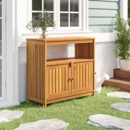 Mesa consola de jardín madera maciza acacia 80x35x75 cm de vidaXL, Mesas de jardín - Ref: Foro24-319696, Precio: 199,77 €, De...