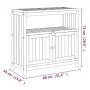 Mesa consola de jardín madera maciza acacia 80x35x75 cm de vidaXL, Mesas de jardín - Ref: Foro24-319696, Precio: 199,77 €, De...