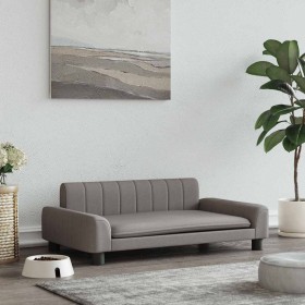 Cama para perros de tela gris taupe 90x53x30 cm en Camas para perros | Comprar online en Foru.es