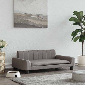 Cama para perros de tela gris taupe 90x53x30 cm en Camas para perros | Comprar online en Foru.es