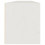 Armario de pared 2 uds madera maciza de pino blanco 80x30x35 cm de vidaXL, Estantes y estanterías - Ref: Foro24-813458, Preci...