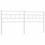 Cabecero de metal blanco 200 cm de vidaXL, Cabeceros y pies de cama - Ref: Foro24-355746, Precio: 33,98 €, Descuento: %