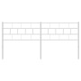 Cabecero de metal blanco 200 cm de vidaXL, Cabeceros y pies de cama - Ref: Foro24-355746, Precio: 33,98 €, Descuento: %
