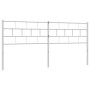 Cabecero de metal blanco 200 cm de vidaXL, Cabeceros y pies de cama - Ref: Foro24-355746, Precio: 33,98 €, Descuento: %