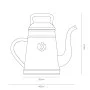 Capi Regadera Xala Lungo 12 L gris claro de Capi, Regaderas - Ref: Foro24-442120, Precio: 57,15 €, Descuento: %