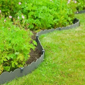 Nature Bordura decorativa de jardín gris 0,13x12 m 3 mm by Nature, Garden edging and edging - Ref: Foro24-446392, Price: 43,1...