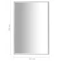 Espejo plateado 60x40 cm de vidaXL, Espejos - Ref: Foro24-322731, Precio: 35,54 €, Descuento: %