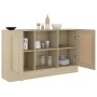 Aparador madera contrachapada color roble Sonoma 120x30,5x70 cm de vidaXL, Aparadores - Ref: Foro24-802780, Precio: 95,74 €, ...