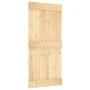 Puerta corredera con herrajes madera maciza de pino 95x210 cm de vidaXL, Puertas - Ref: Foro24-3203183, Precio: 197,69 €, Des...