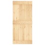 Puerta corredera con herrajes madera maciza de pino 95x210 cm de vidaXL, Puertas - Ref: Foro24-3203183, Precio: 200,79 €, Des...