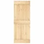 Sliding door with solid pine wood fittings 80x210 cm by vidaXL, Doors - Ref: Foro24-3203180, Price: 178,72 €, Discount: %