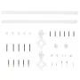 Puerta corredera con herrajes madera maciza de pino 95x210 cm de vidaXL, Puertas - Ref: Foro24-3203183, Precio: 197,69 €, Des...