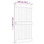 Puerta corredera con herrajes madera maciza de pino 100x210 cm de vidaXL, Puertas - Ref: Foro24-3203184, Precio: 226,35 €, De...