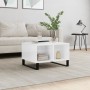 Mesa de centro madera contrachapada blanco brillo 60x50x36,5 cm de vidaXL, Mesas de centro - Ref: Foro24-830550, Precio: 56,5...