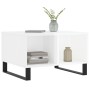 Mesa de centro madera contrachapada blanco brillo 60x50x36,5 cm de vidaXL, Mesas de centro - Ref: Foro24-830550, Precio: 56,5...