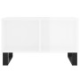 Mesa de centro madera contrachapada blanco brillo 60x50x36,5 cm de vidaXL, Mesas de centro - Ref: Foro24-830550, Precio: 56,5...