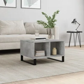 Couchtisch aus grauem Beton-Sperrholz 60x50x36,5 cm von vidaXL, Couchtisch - Ref: Foro24-830552, Preis: 51,24 €, Rabatt: %