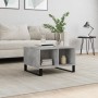 Mesa de centro madera contrachapada gris hormigón 60x50x36,5 cm de vidaXL, Mesas de centro - Ref: Foro24-830552, Precio: 51,9...