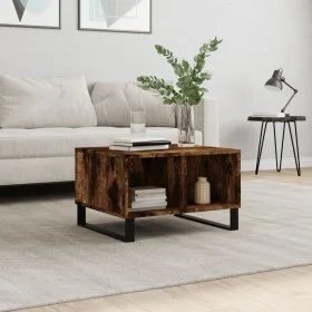 Smoked oak plywood coffee table 60x50x36.5 cm by vidaXL, Coffee table - Ref: Foro24-830553, Price: 51,16 €, Discount: %