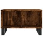 Mesa de centro madera contrachapada roble ahumado 60x50x36,5 cm de vidaXL, Mesas de centro - Ref: Foro24-830553, Precio: 51,8...