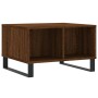 Mesa de centro madera contrachapada marrón roble 60x50x36,5 cm de vidaXL, Mesas de centro - Ref: Foro24-830555, Precio: 51,35...