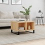 Mesa de centro madera contrachapada roble Sonoma 60x50x36,5 cm de vidaXL, Mesas de centro - Ref: Foro24-830551, Precio: 51,99...
