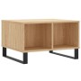 Mesa de centro madera contrachapada roble Sonoma 60x50x36,5 cm de vidaXL, Mesas de centro - Ref: Foro24-830551, Precio: 51,99...