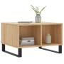 Mesa de centro madera contrachapada roble Sonoma 60x50x36,5 cm de vidaXL, Mesas de centro - Ref: Foro24-830551, Precio: 51,99...