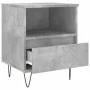 Nachttisch aus grauem Beton-Engineer-Holz 40x35x50 cm von vidaXL, Nachttische - Ref: Foro24-830628, Preis: 41,12 €, Rabatt: %